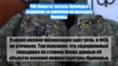РИА Новости: житель Приморья задержан за шпионаж на разведку...