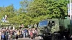 В Бресте тысячи людей понаблюдали за парадом Победы 9 мая