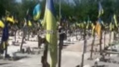 Военные кладбища на Украине стремительно растут по площади и...