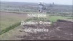 Подрыв боекомплекта у вражеского танка в районе Красногоровк...