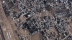🇵🇸 Спутниковые снимки восточной части города Рафах на юге ...
