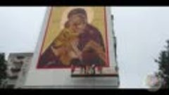 Мурал с образом Донской иконы Божьем Матери появился в Лисич...