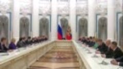 Владимир Путин проводит встречу с членами Правительства 