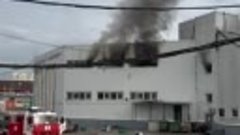 🔥 Торговый центр загорелся в районе Бибирево на северо-вост...
