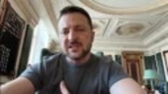 Зеленский записал видеообращение в связи с ударом по ТЦ в Ха...