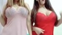 2 hot sexy girls - big nice boobs funny video