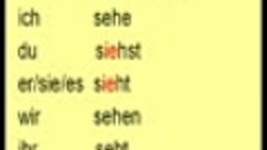 Irregular Verb of The Day _sehen_ (to see)
