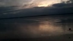Озеро Чебаркуль 12 ноября вечером.3gp