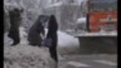 Чистка дорог в Иркутске от снега- взято с ВК