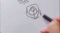Рисуем цветы карандашом