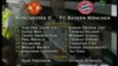 Bajnokok Ligája BL döntő 1999 1 félidő Bayern München Manche...