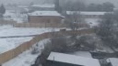 Первый снег в Тбилиси 17 марта 2020 год!
