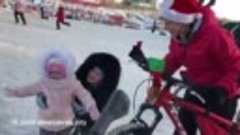 Альметьевск посетили Деды-Морозы на велосипедах🎅🚲