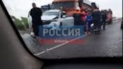 Массовая авария произошла под Тимашевском