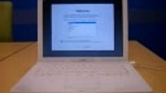 Apple iBook G3, Mac OS X (10.4.2) - Boot up