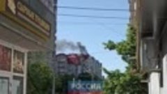 Многоэтажка горит в Краснодаре