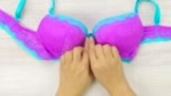 Secrets that only women know- mask made with bra !! (online-...