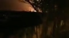 В небе над Тегераном сгорел украинский пассажирский самолет