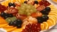 Красивая фруктовая тарелка.👍