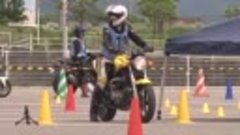 Lady kamikaze 選手 VTR250 その２ MSGC Moto Gymkhana Training 2020...