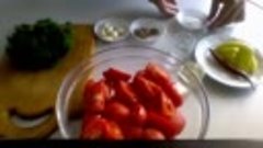 Помидоры по-корейски.Язык проглотите!Tomatoes in Korean.Lang...