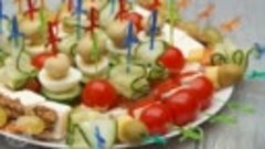 5 видов Канапе на Праздничный стол 🍢🍢🍢 Мини бутерброды на...