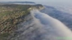 Шикарное видео. Туман над Анапой 27.04.2019