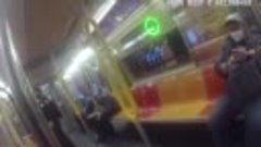 Чернокожие полицейские избили белого пассажира в метро