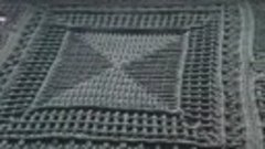 Row by row text description of crochet rug in English + Vide...