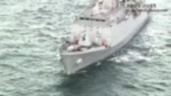 해군 신형호위함(인천함) 함포사격 등 연평도 포격도발 6주기 해상기동 훈련 풀영상   해군제공
