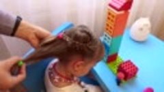 Детские Прически для девочек в садик в школу Hairstyle for g...