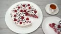 Ягодный торт без выпечки за 15 минут. 🍓🍰💪 Вкусно, Быстро ...