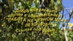 Добро пожаловать в группу : &quot;РАБОТА НА ЧЕРНОМ МОРЕ ЛЕТО 2020...