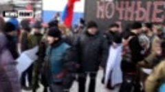 23 01 2016 г. Жители Луганска выступили с акцией в поддержку...