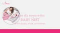 Kojec dla noworodka - SuperMami BabyNest