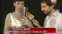 Convicciones- Natalia Oreiro- En Los Premios Sur-05.12.12