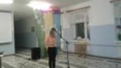вечер встречи 2016г  Етышинская школа выступление дочери Ксе...