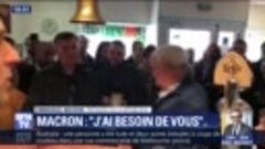 Macron «paye sa tournée» dans un bar PMU