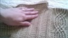 Вязаный мужской свитер крючком 6 часть(последняяшвы,горловин...
