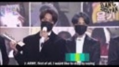 201212 The Fact Music Awards - BTS Wins World Wide Icon Awar...