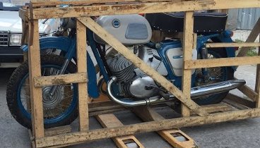 Забытый на 38 лет: новый мотоцикл ИЖ Юпитер-3 1976 года в заводской  ...