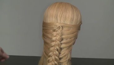 Прическа с плетением. Braid Hairstyle for  Long Hair Tutorial