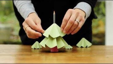 How to make a Christmas Tree from paper