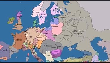 10 веков за 5 минут Как менялась карта Европы, в т ч  России, Украин ...