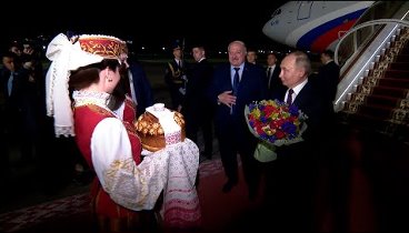 Лукашенко встретил Путина в аэропорту! // Ночные переговоры в Минске ...