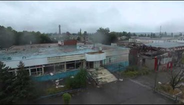 Pervomaisk, Donbass, After 17 Months of War - Drone Footage