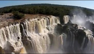 Водопа́ды Игуасу́ - Iguazu Falls.