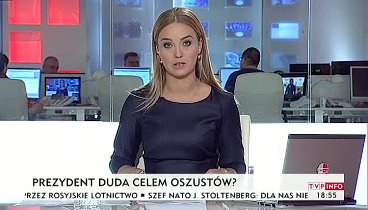 TVP Info - Serwis Info Dzień - Justyna Śliwowska (06.10.2015)