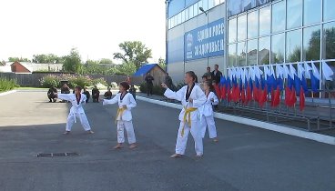 Показательные выступления в Белом Яре ВСТК"Десантник" г.Са ...