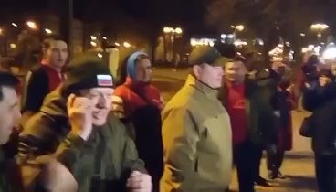 Донецк после подписания указа о признании ЛДНР!